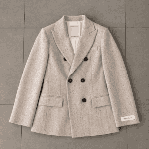 blazer skills milano in tweed spigato